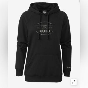 NWT Kuiu Women's Black Nahanni Butte Ram Hoodie-